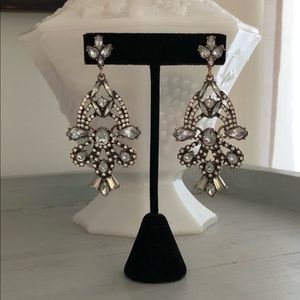 Rhinestone chandelier earrings